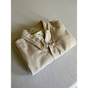 H&M Mens 100% Cotton Button Down Shirt